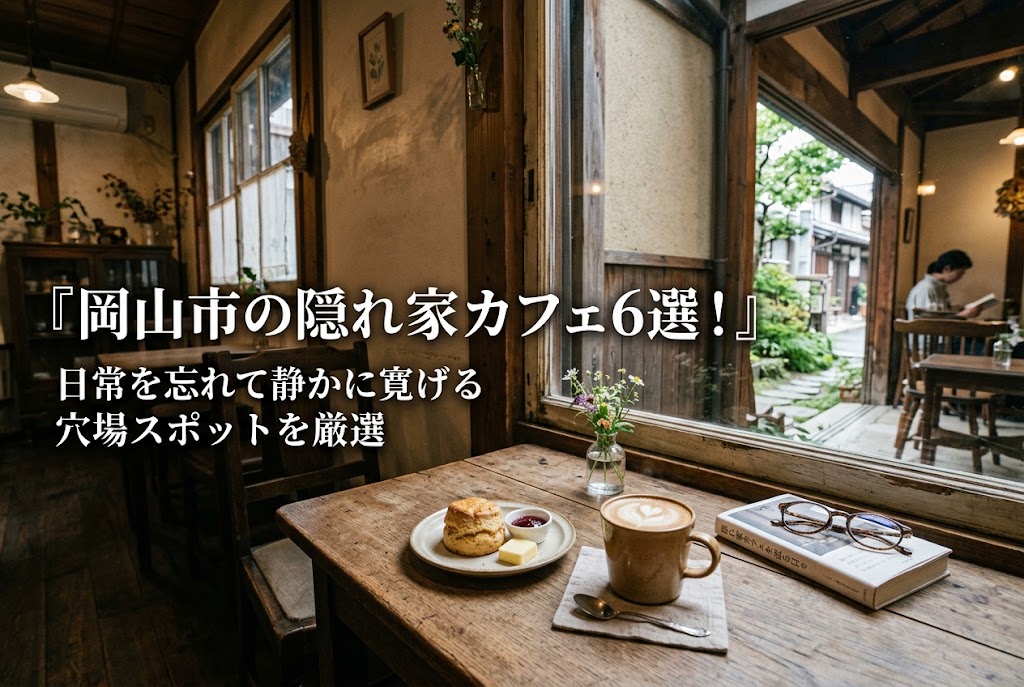 岡山市でおすすめのカフェ隠れ家6選 アイキャッチ