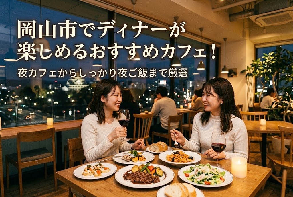 岡山市でおすすめのカフェディナー8選 アイキャッチ