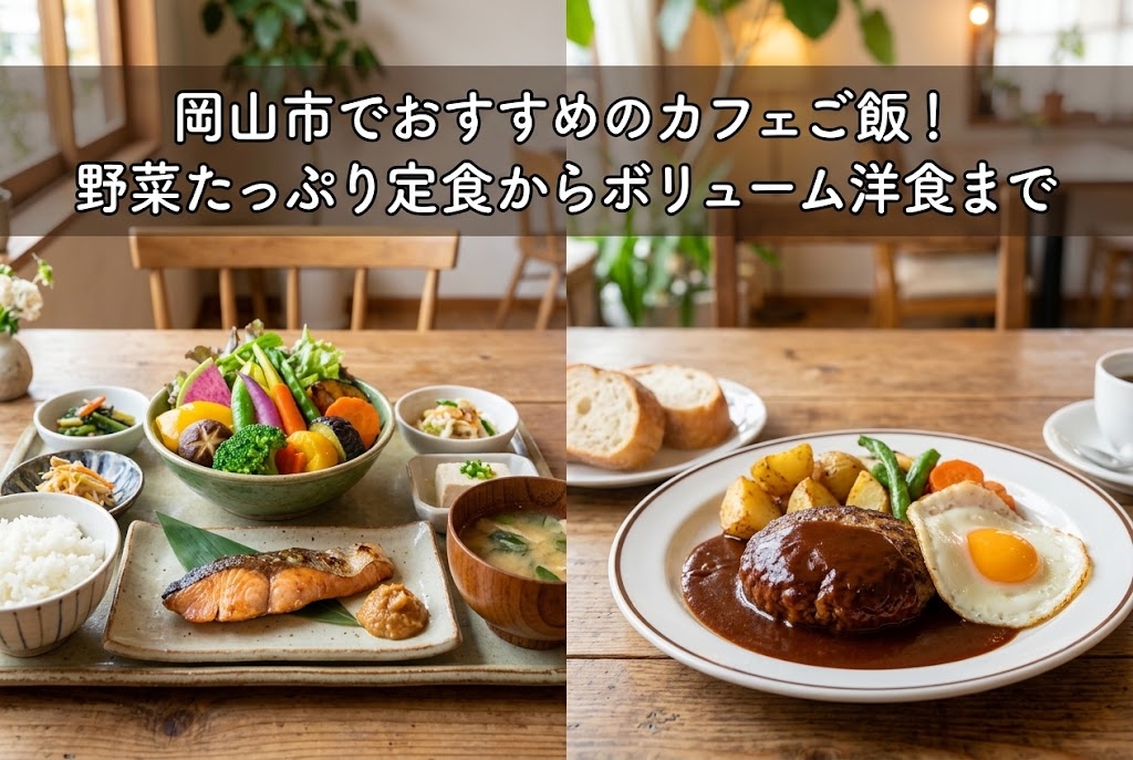 岡山市でおすすめのカフェご飯12選 アイキャッチ