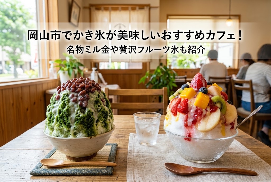 岡山市でおすすめのかき氷カフェ8選 アイキャッチ