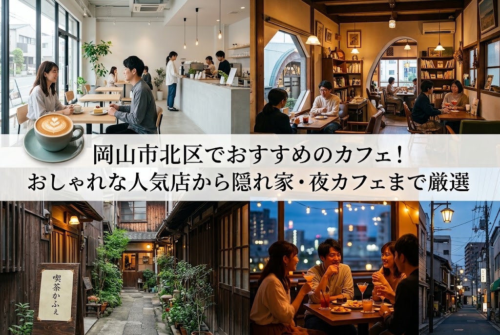 岡山市でおすすめのカフェ北区12選 アイキャッチ