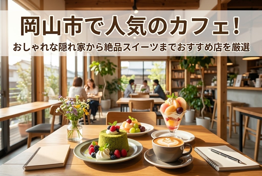 岡山市でおすすめのカフェ人気12選 アイキャッチ