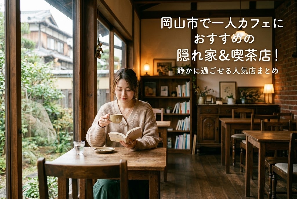 岡山市でおすすめのカフェ一人10選 アイキャッチ