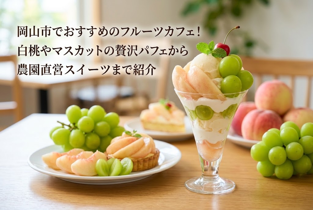 岡山市でおすすめのフルーツカフェ10選 アイキャッチ