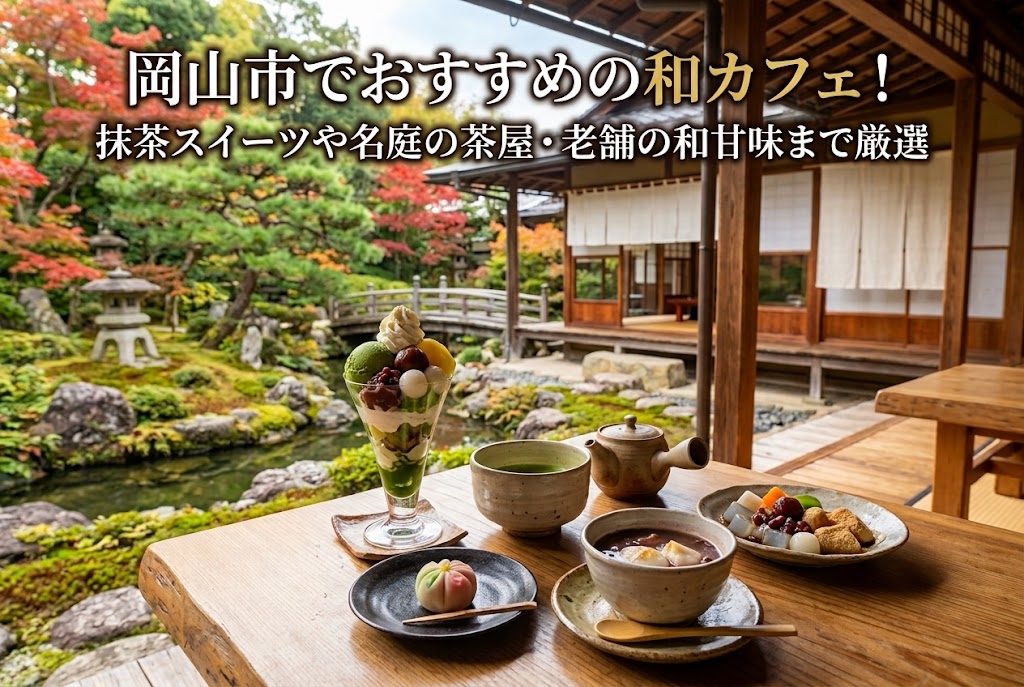 岡山市でおすすめの和カフェ10選 アイキャッチ